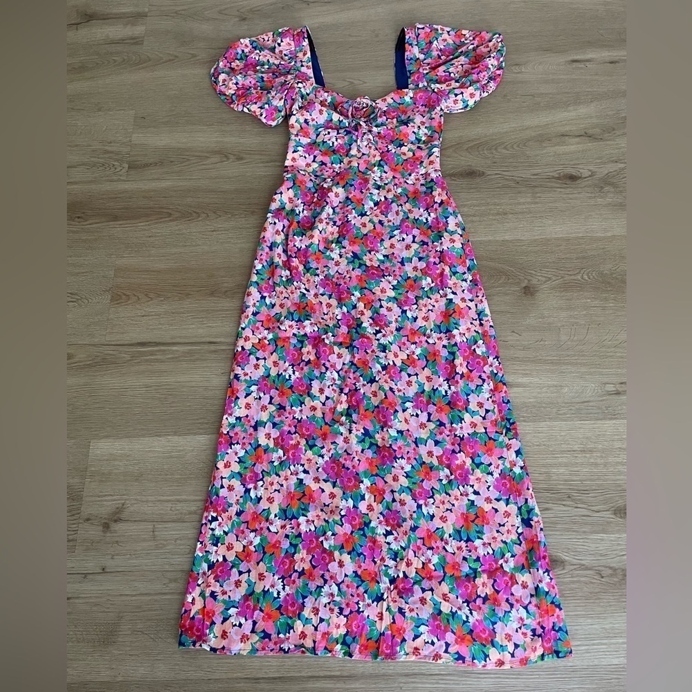 Charlie Holiday Valentina Floral Midi Dress - Picture 4 of 12